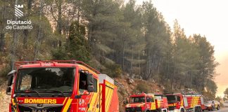 Alerta máxima en el incendio de Castellón por rebrotes con 'efecto chimenea'
