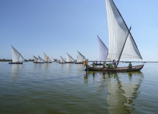 Ruta en barco de vela por l' Albufera