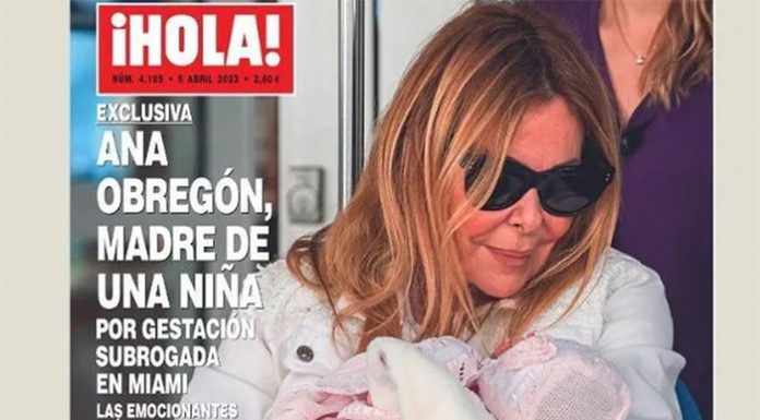 Ana Obregón, madre de una niña por gestación subrogada a los 68 años