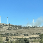 El motor de un molino eólico provoca un incendio en Barracas