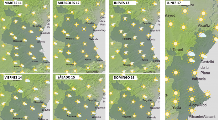 Consulta el tiempo de esta semana en Valencia Consulta el tiempo de esta semana en Valencia
