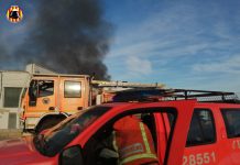 Evacuan a 60 personas al incendiarse un restaurante de Torrent