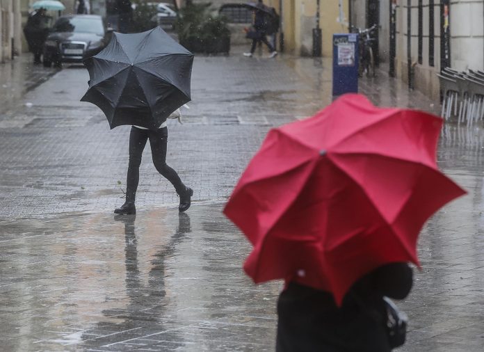 Las localidades valencianas donde más lluvia ha caido esta mañana