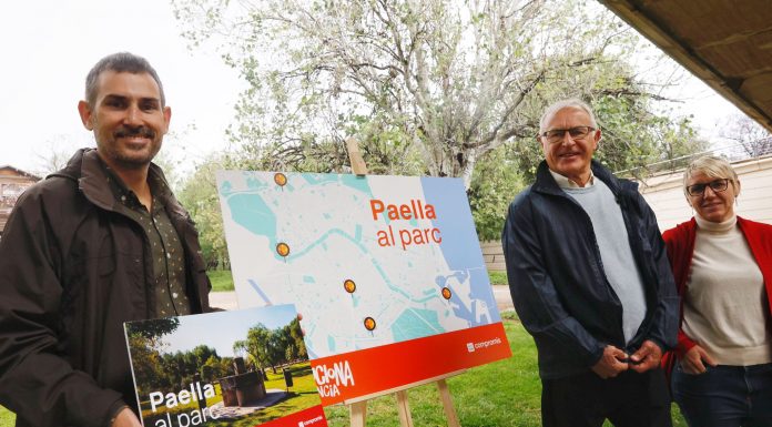 Cinco parques de Valencia tendrán paelleros si Ribó gana las elecciones El objetivo de Ribó es que la ciudadanía disfrute de las zonas verdes urbanas