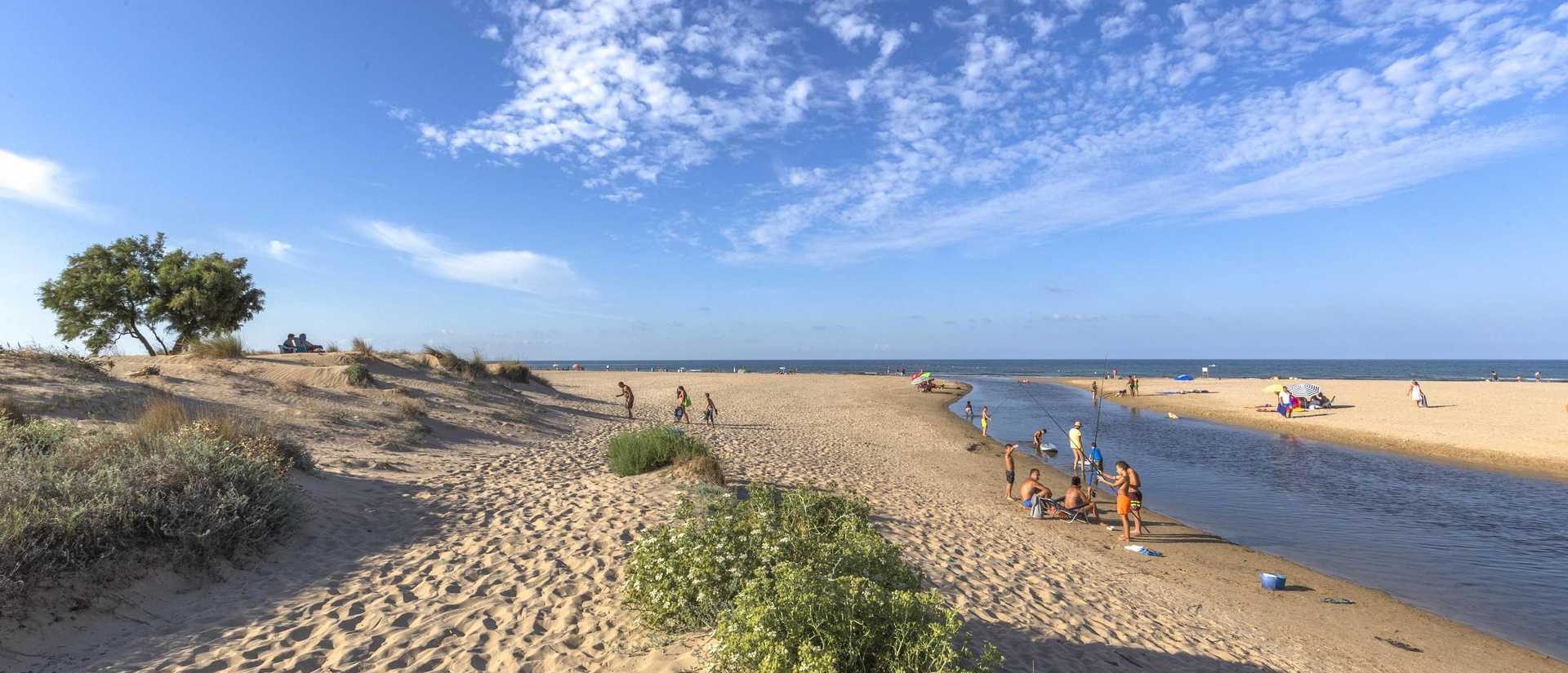 La playa de les Deveses está en obras para revertir la erosión de su litoral