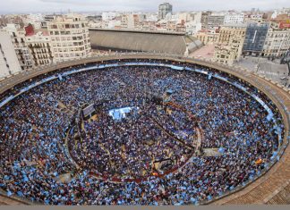 28-M | La Plaza de Toros de Valencia se convertirá en el epicentro político con el mitin central de Feijoó