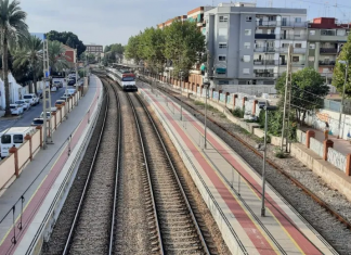 Compromís pedirá soterrar la vía del tren entre Valencia y Silla para crear una vía verde
