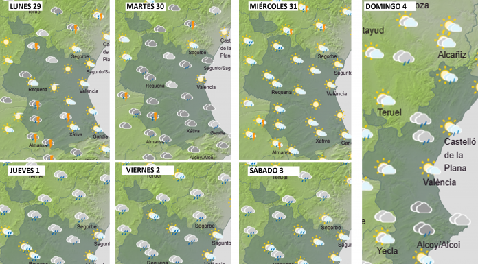 Las tormentas y el granizo ponen en alerta el sur de Valencia Las tormentas y el granizo ponen en alerta el sur de Valencia