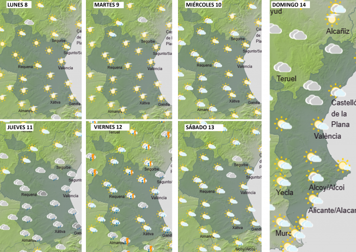 Consulta el tiempo de esta semana en Valencia