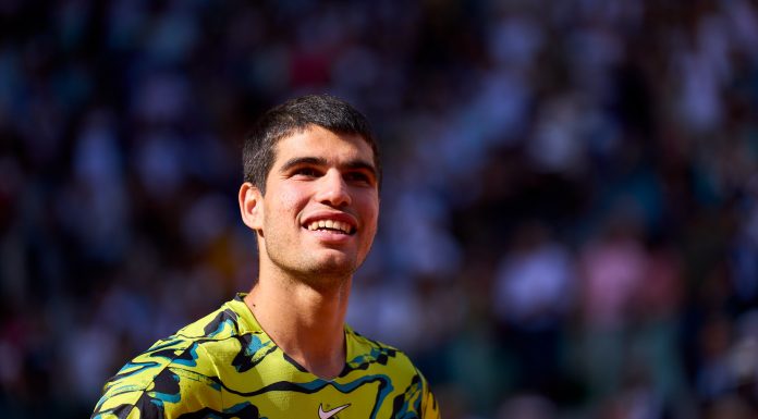 Carlos Alcaraz quiere jugar en septiembre en la Fonteta de San Luis Alcaraz en Masters de Madrid