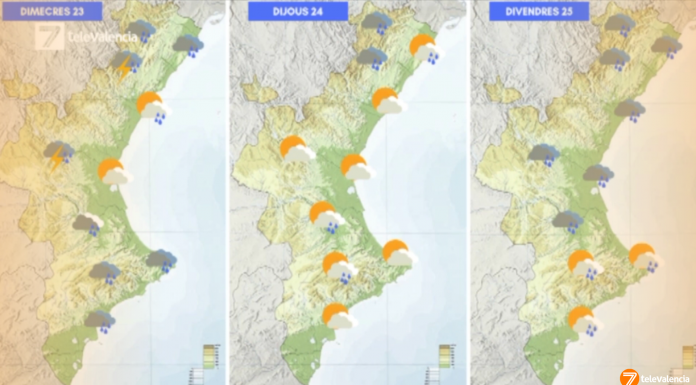 La DANA mantiene su intensidad sobre la Comunitat Valenciana La DANA mantiene su intensidad sobre la Comunitat Valenciana