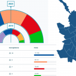 Los 19 distritos de Valencia se tiñen de azul