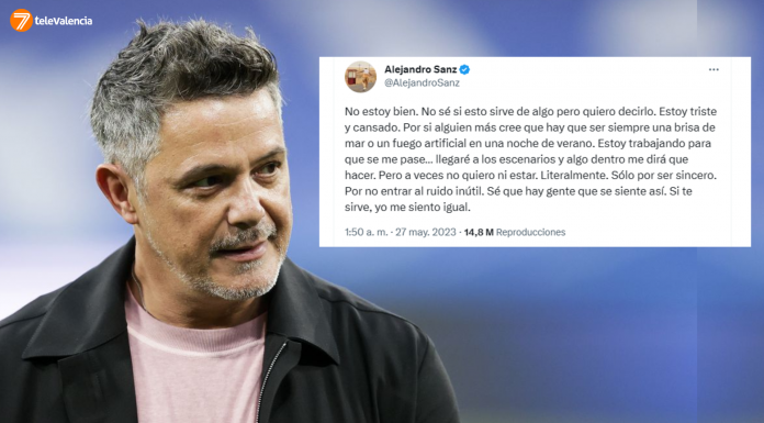 Enric Valls, psicólogo, sobre el tuit de Alejandro Sanz: «Es una forma de decir ‘también soy persona y no pasa nada'» Enric Valls, psicólogo, sobre el tuit de Alejandro Sanz: "Es una forma de decir 'también soy persona y no pasa nada'"