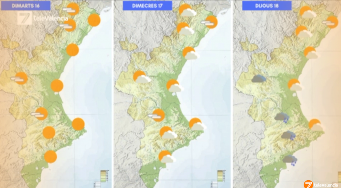 Las lluvias regresan a Valencia esta semana Las lluvias regresan a Valencia esta semana