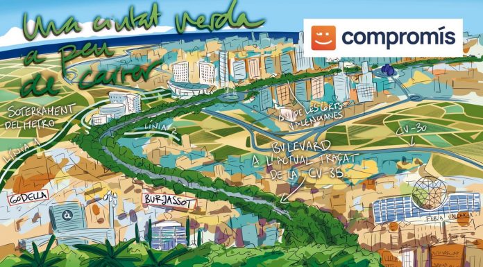 Ribó promete unir Valencia y Burjassot con un bulevar verde de 84 millones