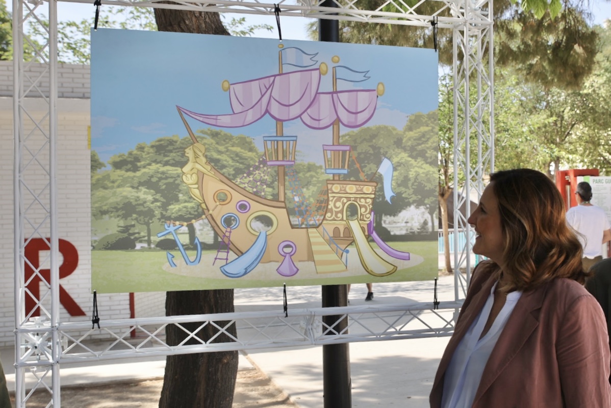 María José Catalá durante la presentación del proyecto del Galeón de Gulliver