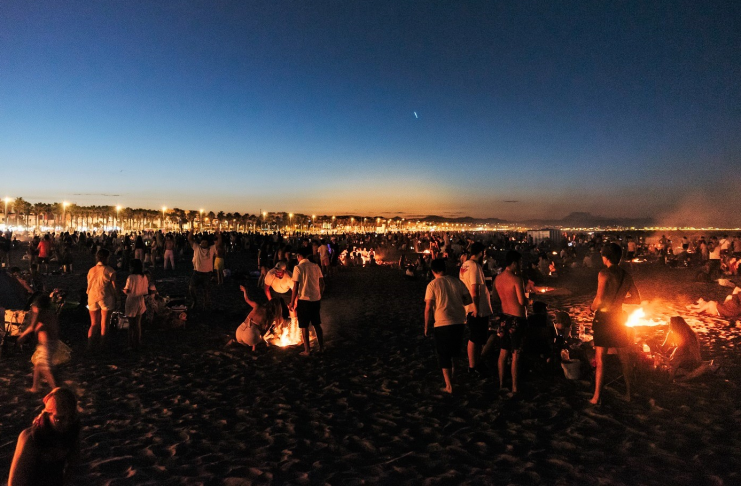 Las playas de Valencia con más fiesta para celebrar la Noche de San Juan