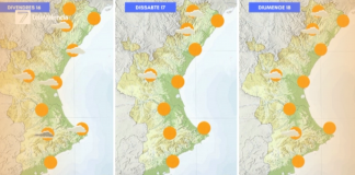 Fin de semana de ola de calor: hasta 35º en el interior de Valencia