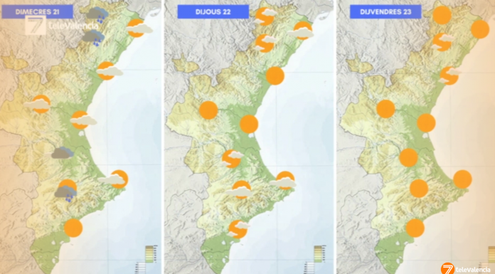 Así será el tiempo en Valencia: lluvias, tormentas y granizo Así será el tiempo en Valencia: lluvias, tormentas y granizo