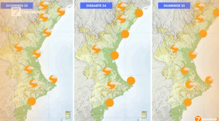 Una ola de calor golpeará Valencia este fin de semana Una ola de calor golpeará a Valencia este fin de semana