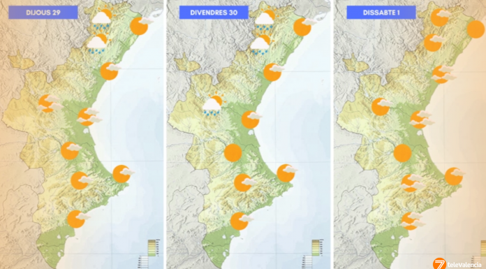 Valencia despide la ola de calor pero llegan lluvias Valencia despide la ola de calor pero llegan lluvias: así será el tiempo de los próximos días