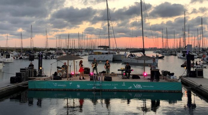 Concierto sobre el mar: la Floating Party llenará de música el Puerto de Valencia por San Juan Valencia Mar organiza un concierto sobre el agua en San Juan