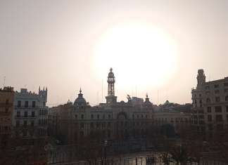 Valencia activa el protocolo de contaminación por la intrusión de partículas saharianas