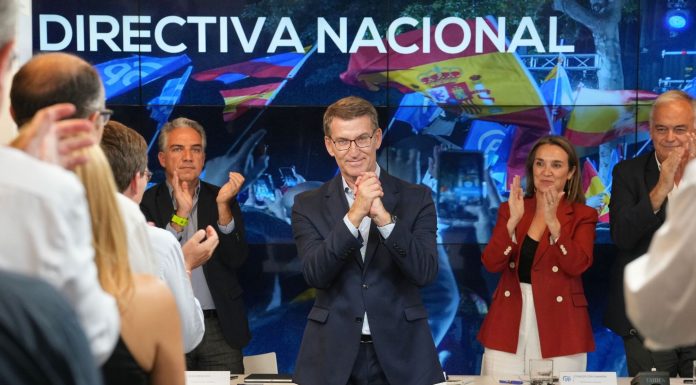 La investidura de Feijóo se bloquea y aboca a un gobierno Frankenstein o nuevas elecciones Alberto Núñez Feijóo en la Junta Directiva Nacional del PP celebrada este lunes.