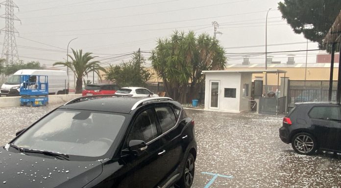 Una fuerte granizada sacude Valencia Activan la alerta amarilla por nueva probabilidad de granizo en la Comunitat
