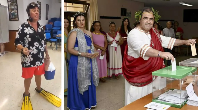 Las mejores anécdotas del 23-J: del buzo votante al emperador romano