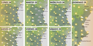 La lluvia vuelve a Valencia con tormentas y bajada de temperaturas
