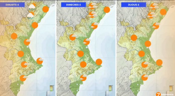 Así será el tiempo en Valencia este martes: lluvias y calor extremo Así será el tiempo en Valencia: lluvias y calor extremo