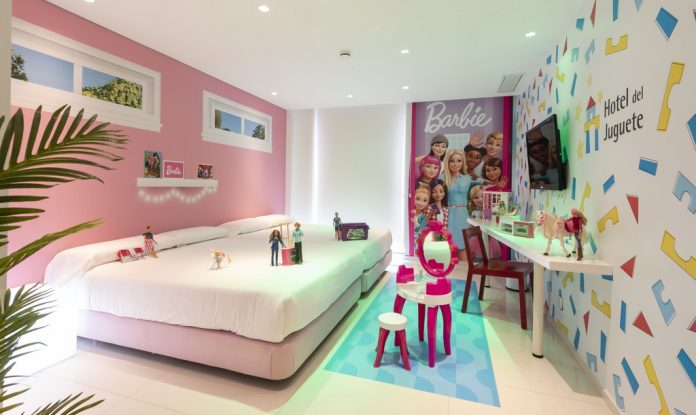 Habitación Barbie en Hotel del Juguete