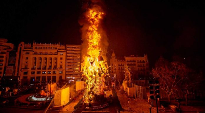 Valencia vivirá esta semana la cremà de una falla en pleno centro de la ciudad