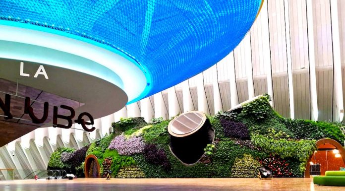 El jardín vertical más grande de Europa está en Valencia y ha ganado su primer premio El jardín vertical más grande de Europa que esconde Valencia gana su primer premio