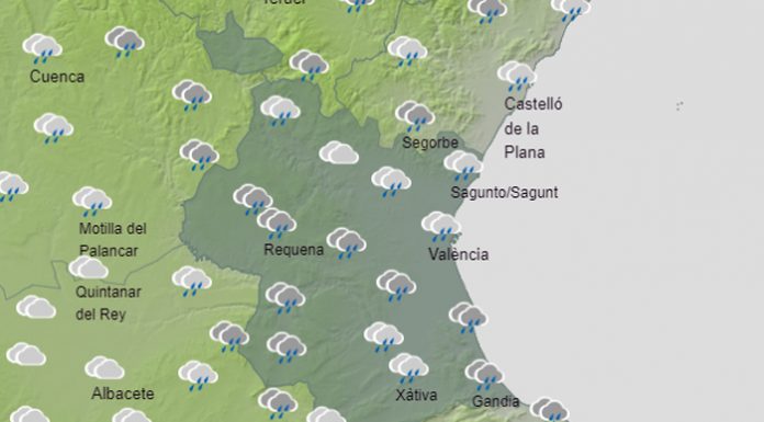 La llegada de una DANA provocará lluvias generalizadas el fin de semana