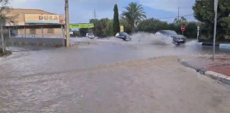 Una tromba de agua cae con fuerza sobre Valencia: así avanzará el temporal en las próximas horas