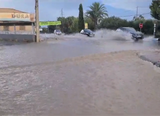 Una tromba de agua cae con fuerza sobre Valencia: así avanzará el temporal en las próximas horas