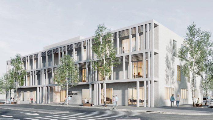 El futuro centro sociocultural de Malilla toma forma en una parcela de 2.000 m2