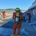 Evacúan el circuito de Cheste por un incendio en los entrenamientos de Fórmula E