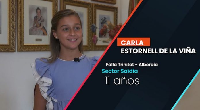 Carla Estornell: «La Fallera Mayor Infantil tiene que ser perfecta»