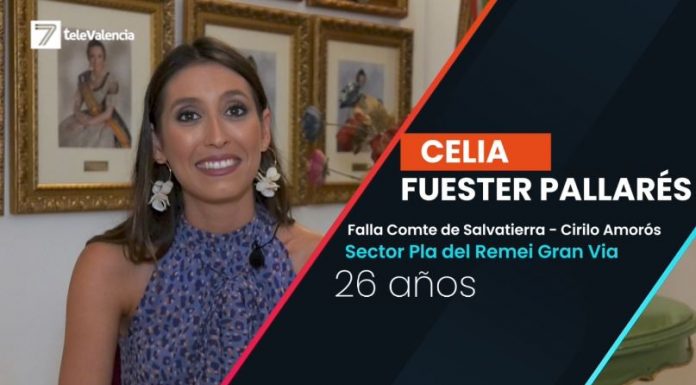 Celia Fuster: «Todos sienten admiración por la Fallera Mayor»