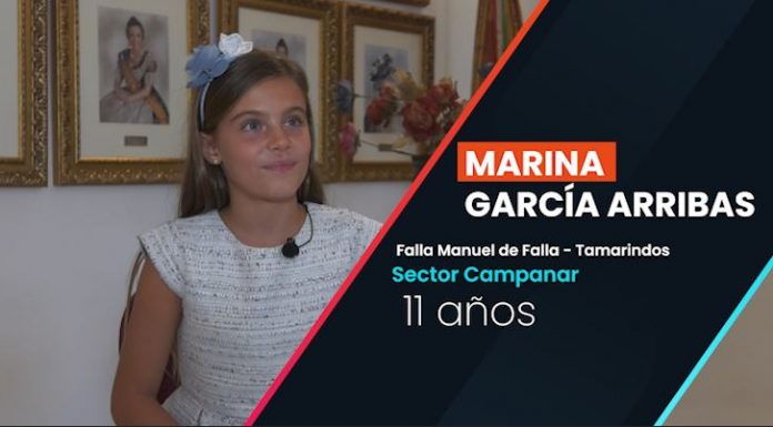 Marina García: «La Fallera Mayor Infantil representa a todos los niños»