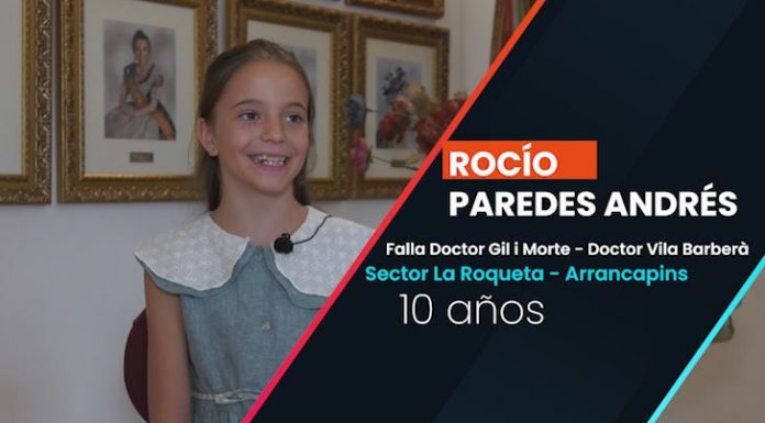 Rocío Paredes: «Debemos agradecerle todo a la Fallera Mayor Infantil»
