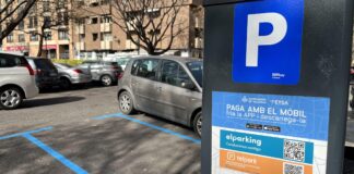 Calle de Valencia de zona azul