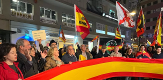 Las protestas contra la amnistía llegan a Valencia: "España no está en venta"