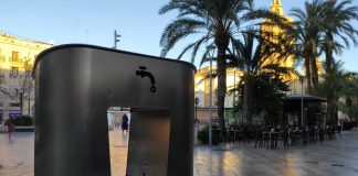 Instalan 8 fuentes para rellenar botellas con agua fresca en Valencia