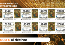 Los quintos premios riegan con más de 2 millones de euros la Comunitat Valenciana