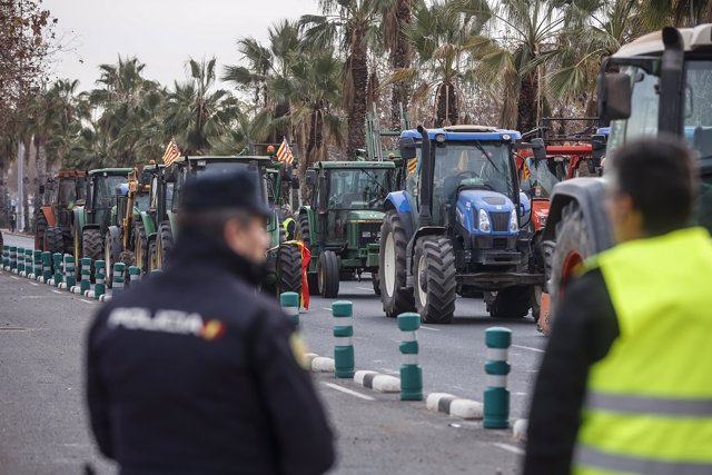 La agricultura valenciana mantendrá las movilizaciones: calendario de protestas