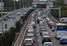 Un accidente colapsa las carreteras valencianas